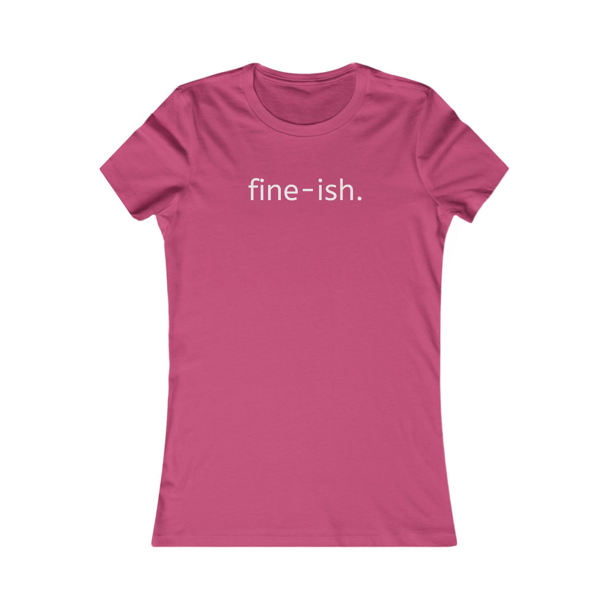 Women's Favorite Tee — Classic Slim-Fit White Tee