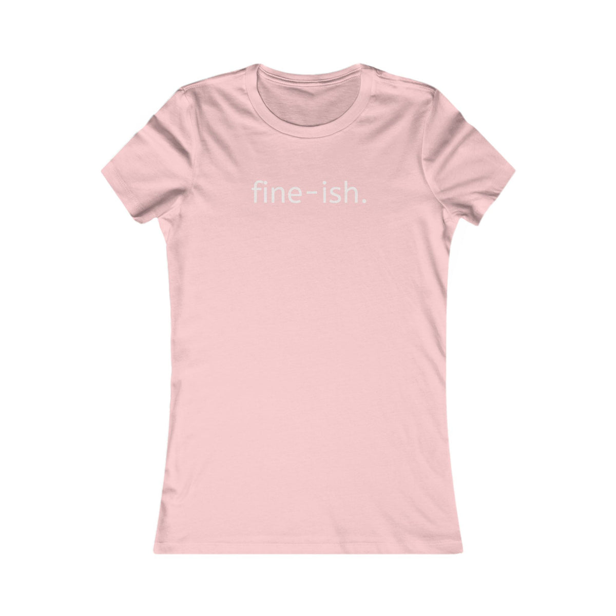 Women's Favorite Tee — Classic Slim-Fit White Tee