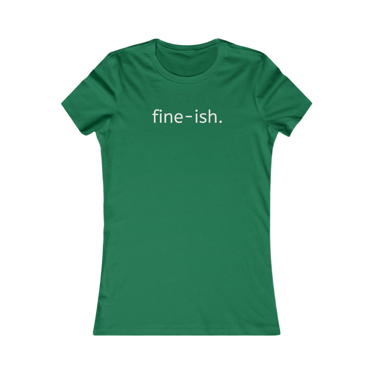 Women's Favorite Tee — Classic Slim-Fit White Tee