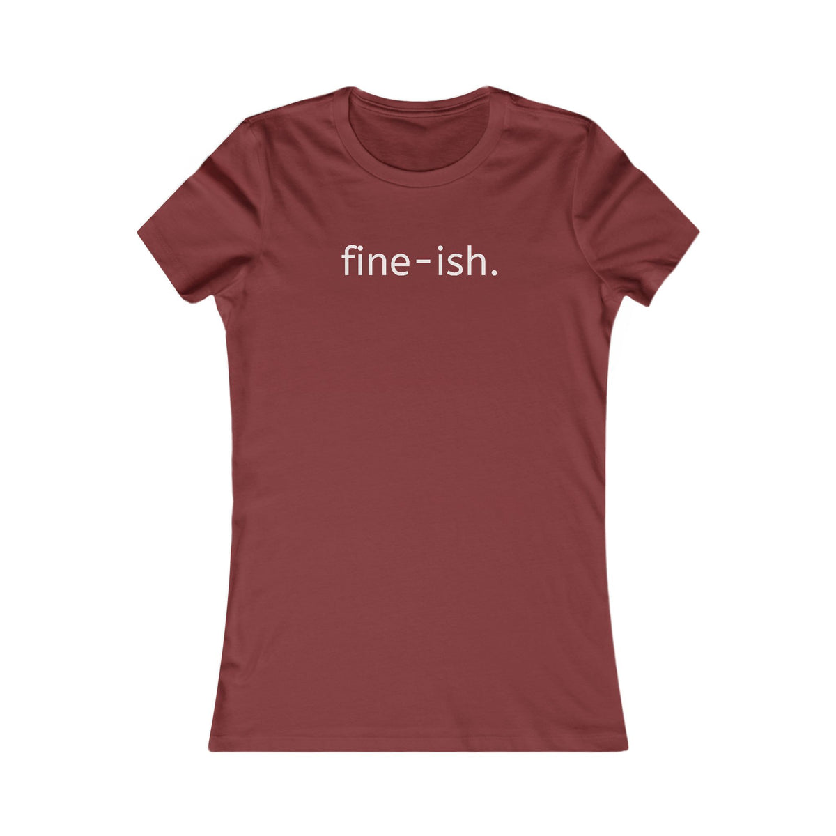 Women's Favorite Tee — Classic Slim-Fit White Tee