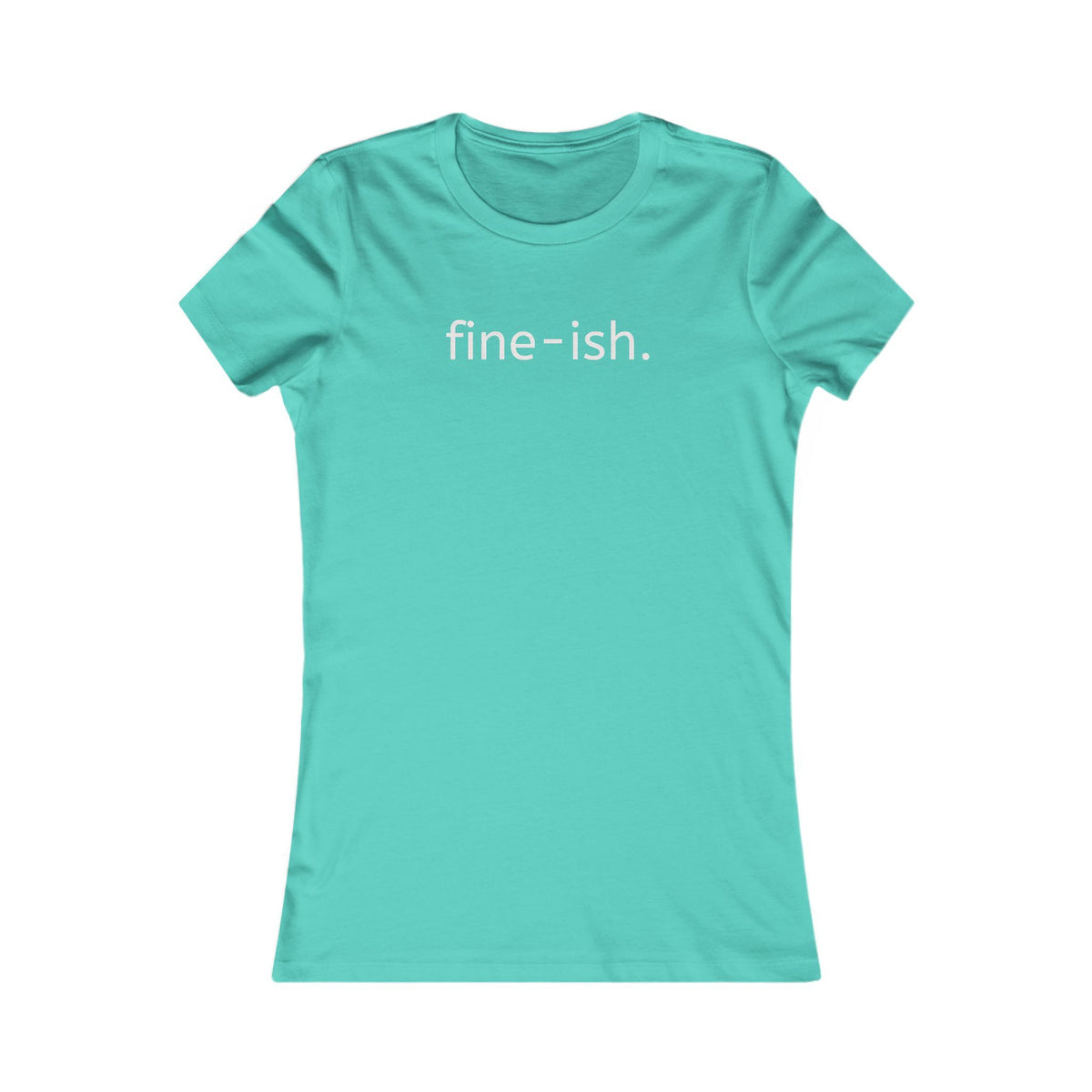 Women's Favorite Tee — Classic Slim-Fit White Tee