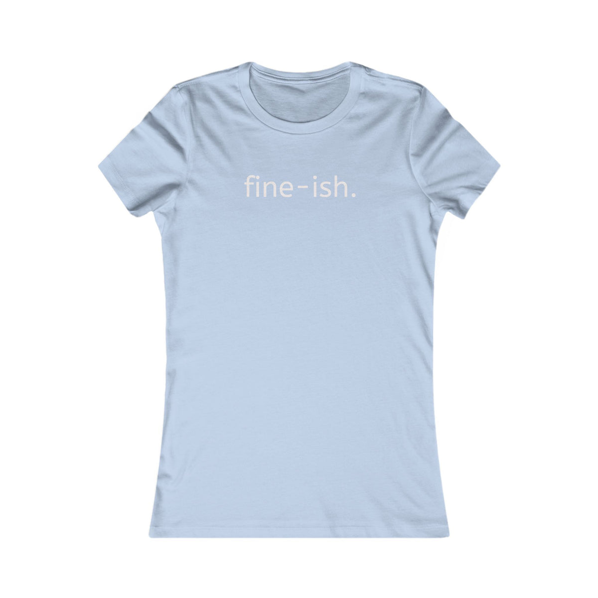 Women's Favorite Tee — Classic Slim-Fit White Tee